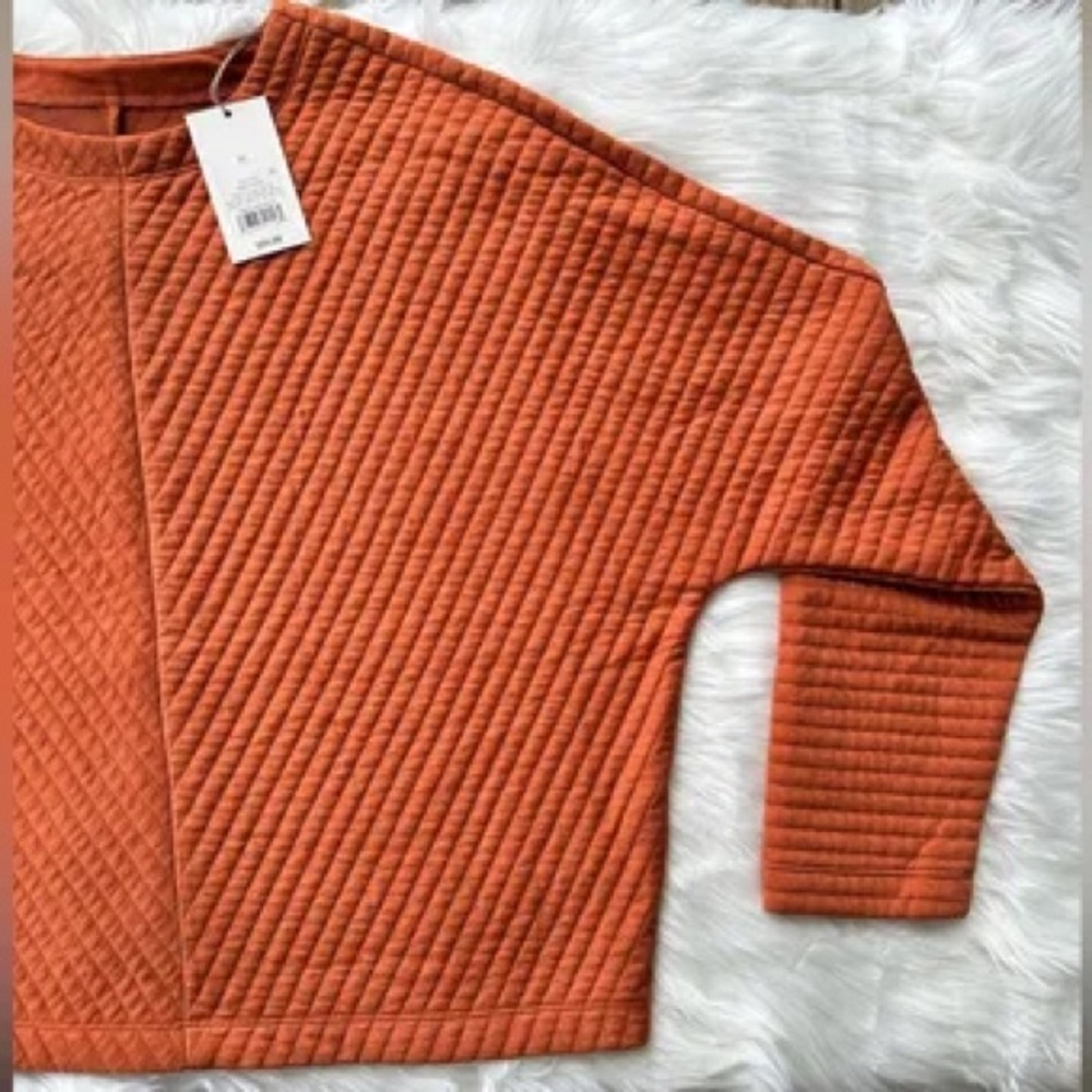 quilted sweater